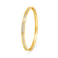 Dual Groove Diamond Bangle,,hi-res 2
