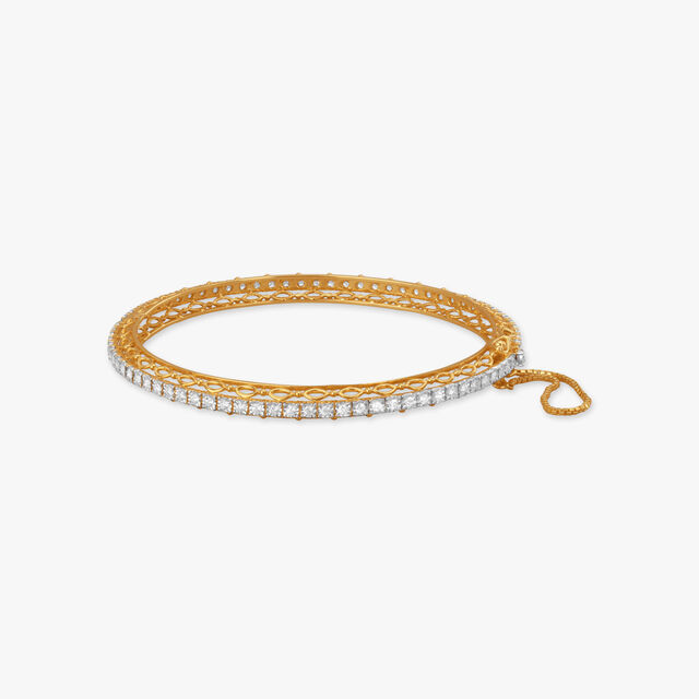 Tanishq 18 Karat Diamond Bangle for Women 