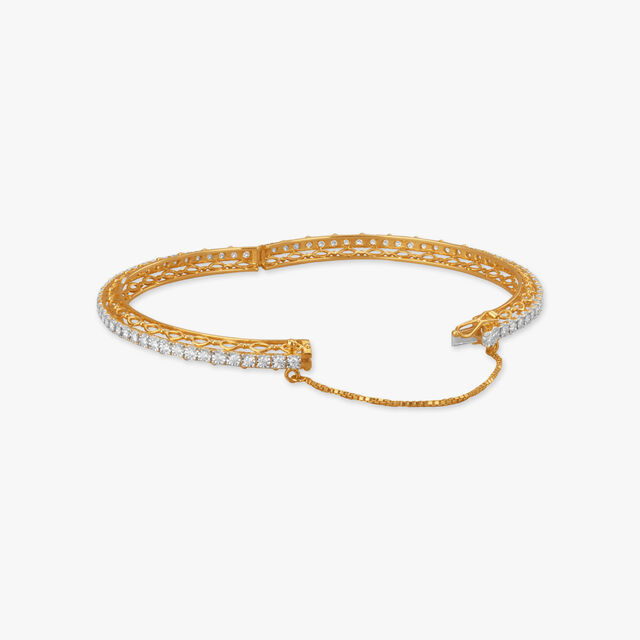 Tanishq 18 Karat Diamond Bangle for Women 2