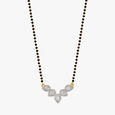 Enchanting Paisley Diamond Mangalsutra,,hi-res 2