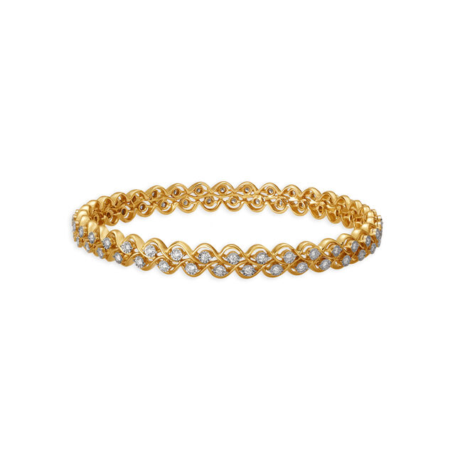 Lovely Shimmering Diamond Bangle,,hi-res 
