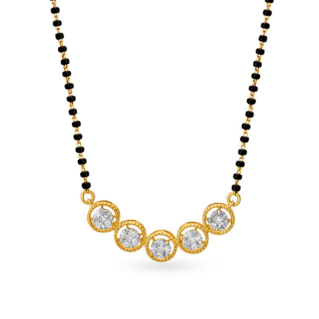 Sublime Diamond Mangalsutra,,hi-res 