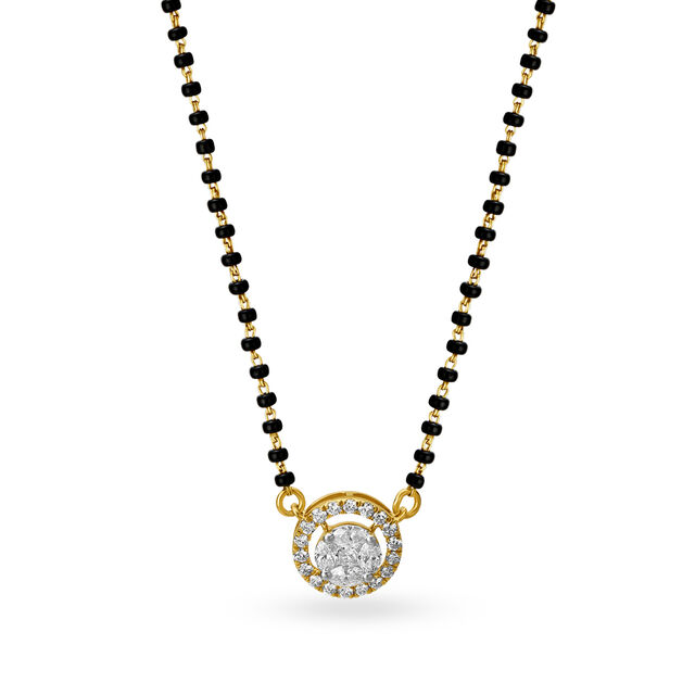 Timeless Diamond Mangalsutra,,hi-res 