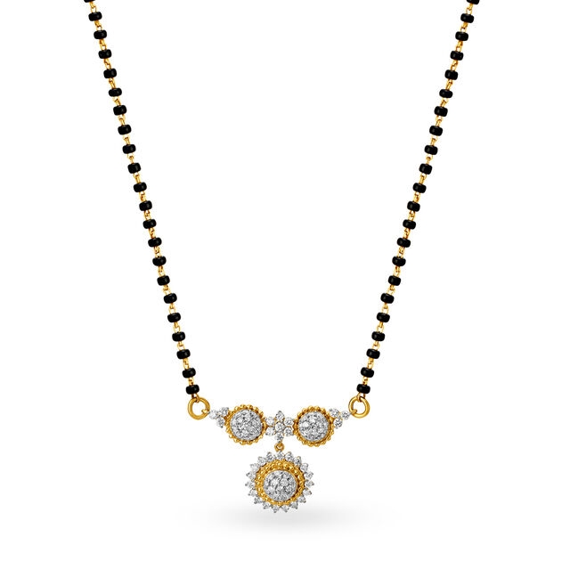 Glamorous Diamond Mangalsutra,,hi-res 