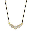 Geometric Diamond Mangalsutra,,hi-res 
