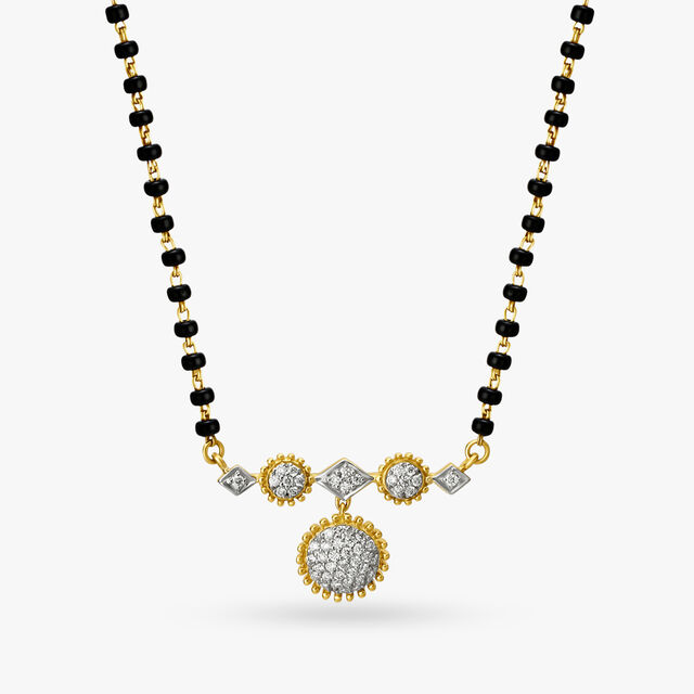 Traditional Diamond Mangalsutra,,hi-res 2