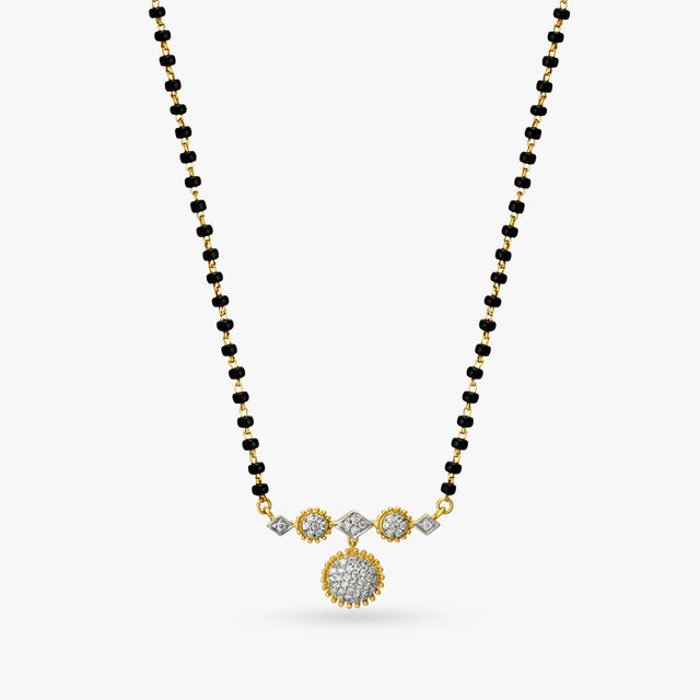 Traditional Diamond Mangalsutra,,hi-res 3