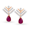 Traditional Rose Gold and Diamond Necklace Set,,hi-res 2
