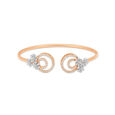 Ethereal Diamond Bangle in White and Rose Gold,,hi-res 