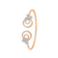 Ethereal Diamond Bangle in White and Rose Gold,,hi-res 2