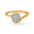 Magnificent 18 Karat Gold And Diamond Floral Ring,,hi-res 2