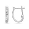 18 Karat Diamond Hoops 2