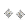Structured Diamond Shape Stud Earrings 2