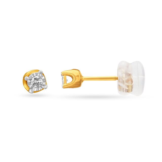 Sparkling Diamond Stud Earrings 2