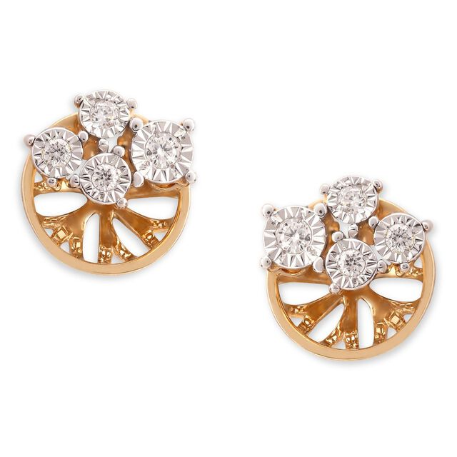 Enamel Petal Earrings,,hi-res 3