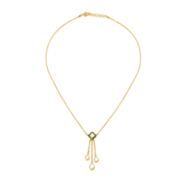 Enchanting Gold and Kundan Polki Chain,,hi-res 