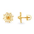 Contemporary Radiant Gold Stud Earrings,,hi-res 2