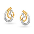 Edgy Diamond Pendant And Earrings Set,,hi-res 2