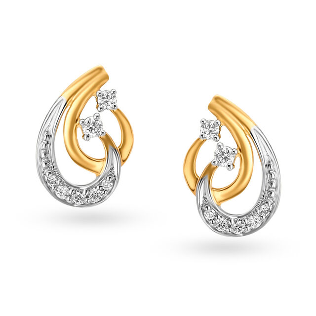 Edgy Diamond Pendant And Earrings Set,,hi-res 2