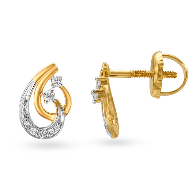 Edgy Diamond Pendant And Earrings Set,,hi-res 4