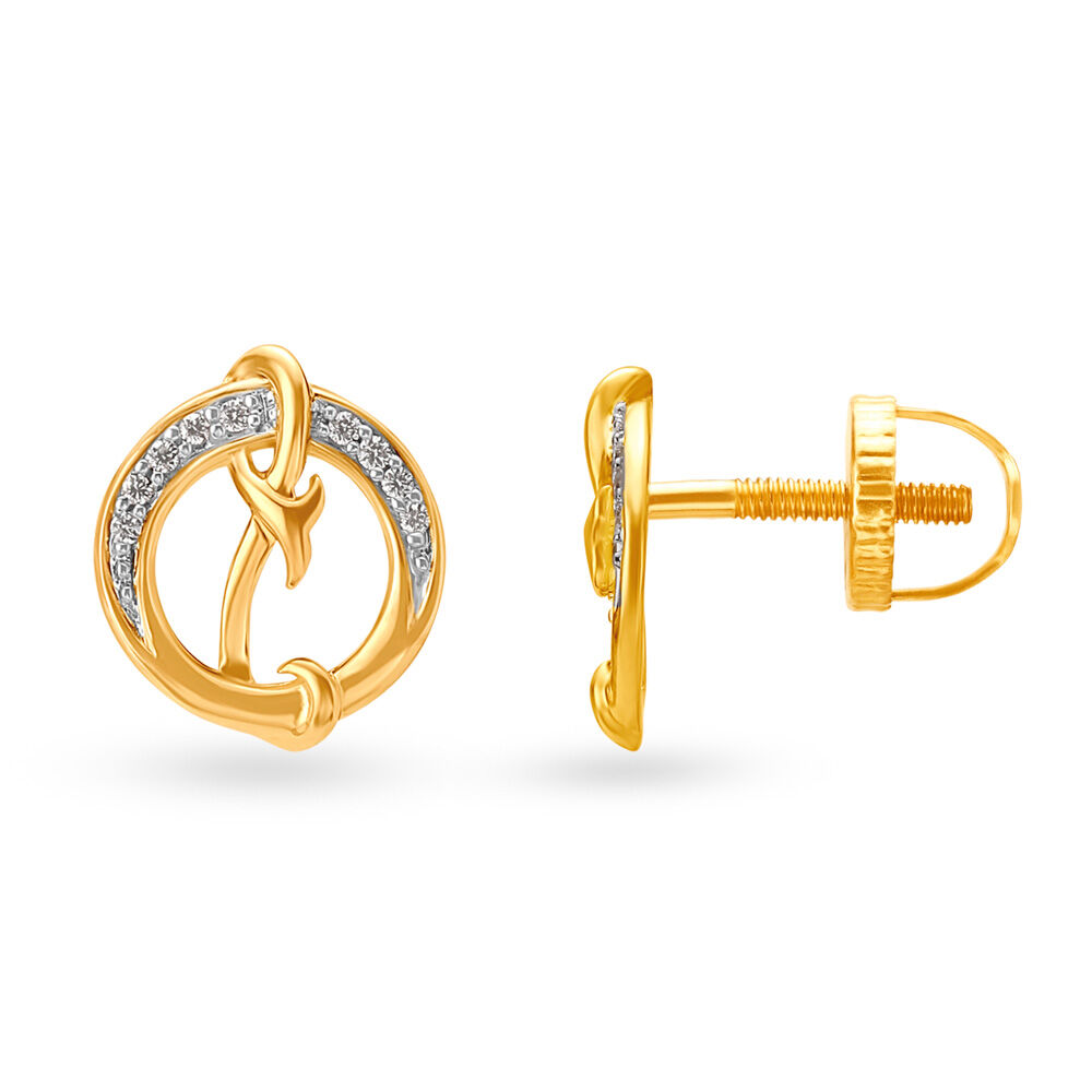 Buy Hermes Diamond Pendant Earrings Set at Best Price Tanishq UAE