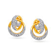 Diamond Studded Circlet Pendant and Earrings Set,,hi-res 3