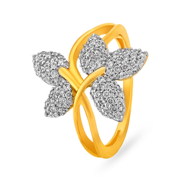 Enchanted Leaf Whispers Ring,,hi-res 