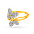 Enchanted Leaf Whispers Ring,,hi-res 2