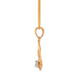 Elegant 18 Karat Yellow Gold And Diamond Teardrop Pendant,,hi-res 2