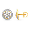 Blooming Flowers Gold and Diamond Stud Earrings,,hi-res 2