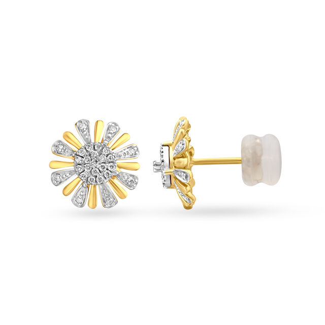 Daisy Shine Diamond Stud Earrings