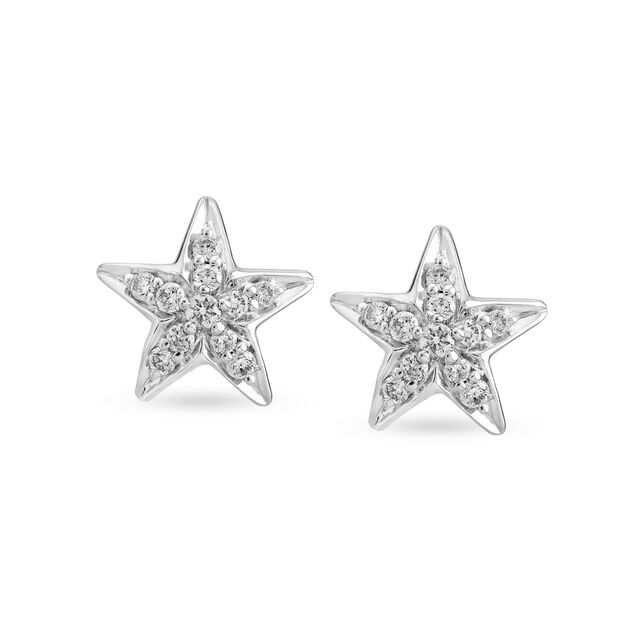 Delightful Diamond Stud Earrings 