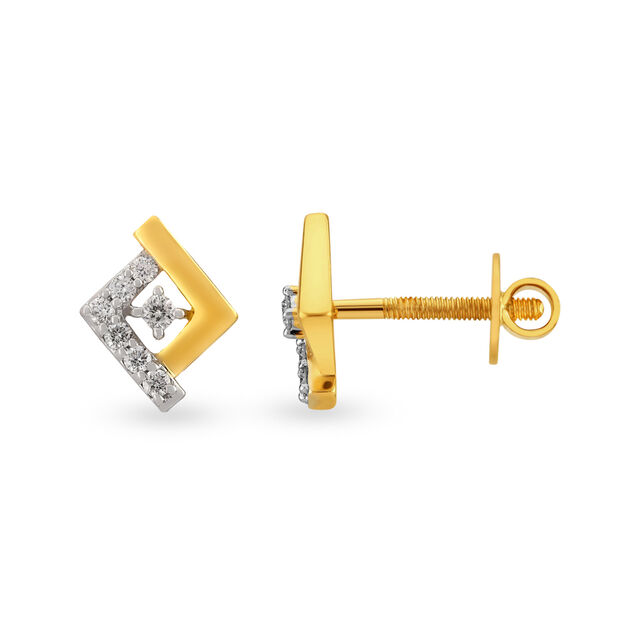 Charismatic Contemporary Seven Stone Diamond Stud Earrings,,hi-res 2