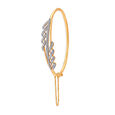 Shimmering Leaf Diamond Bangle,,hi-res 3