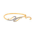 Sophisticated Chic Diamond Bangle,,hi-res 