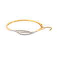 Classy Minimal Diamond Bangle 