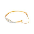 Classy Minimal Diamond Bangle 2