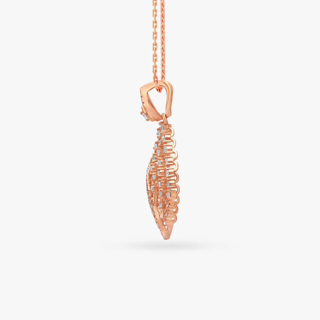 Colossally Glamorous Diamond Pendant With Earrings Set,,hi-res 3