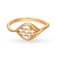 Aesthetic Eye-Shaped Diamond Finger Ring,,hi-res 2