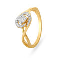 Gorgeous 18 Karat Gold Swirling Pattern Ring,,hi-res 
