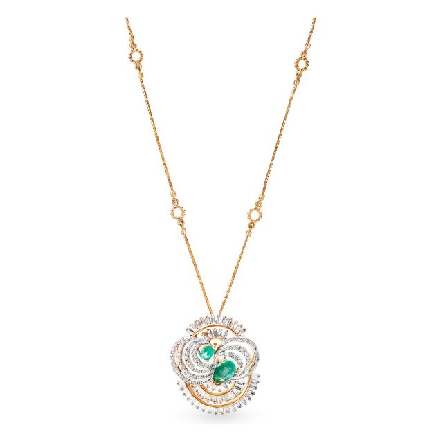 18 Karat Gold and Diamond Pendant Set,,hi-res 