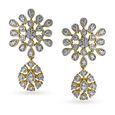 Resplendant Floral Diamond Drop Earrings,,hi-res 