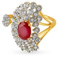 Dazzling 18 Karat Yellow Gold And Diamond Ring 2