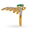 Resplendent 18 Karat Dual Gold And Stone Finger Crown,,hi-res 4