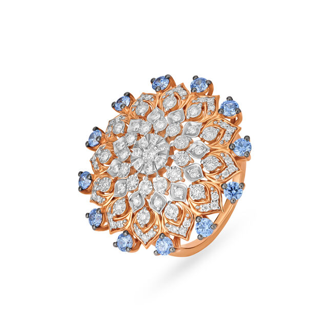 Glorious Rose Gold and Diamond Ring,,hi-res 
