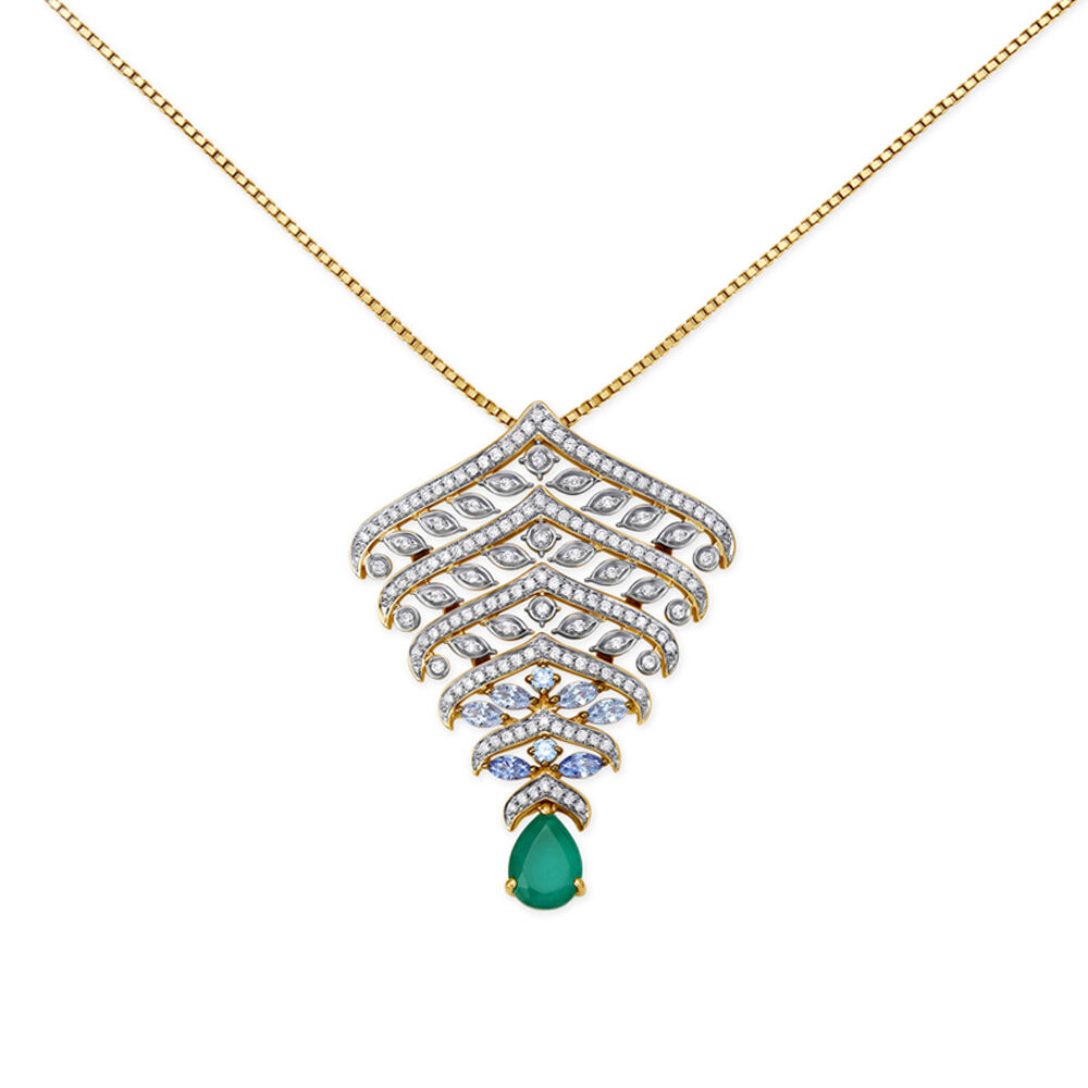 Elegante Women - Leaf Chain Pendant