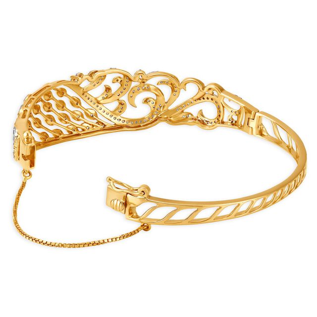 18 Karat Gold and Diamond Bangle,,hi-res 3