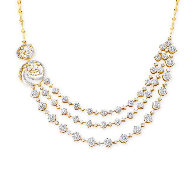 Regal Gold and Diamond Necklace Set,,hi-res 2
