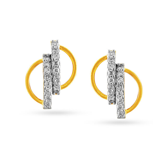 18 Karat Gold and Diamond Pendant Earrings Set,,hi-res 2