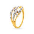 Elegance in Motion Gold Ring 
